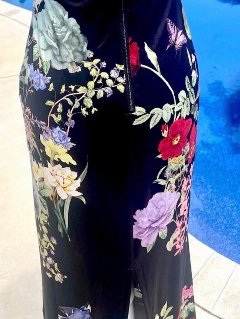 Alice + Olivia Fifi Maxi Dress In Venus Floral Sz 8 NWT $550 - Picture 11 of 13
